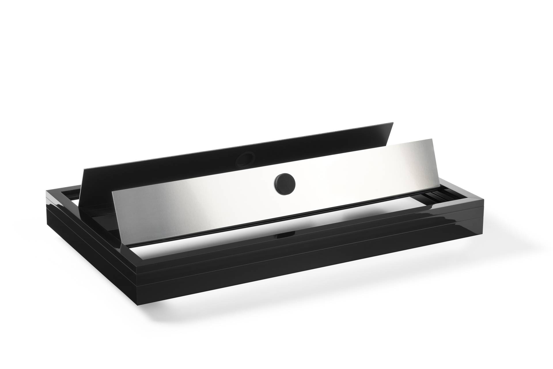 Vario Aquariumabdeckung nach Maß - Flap Klappdeckel - Schwarz