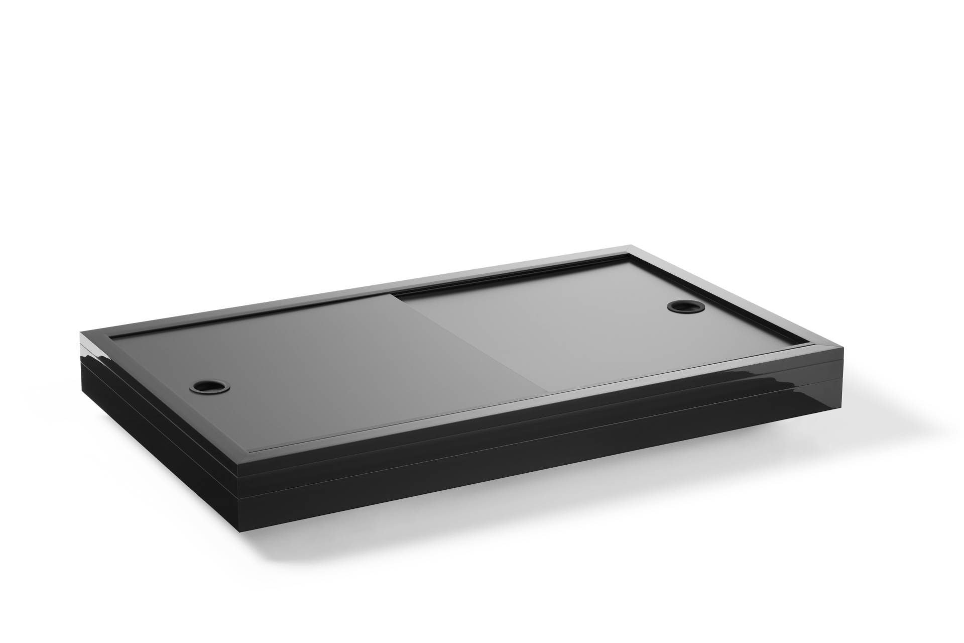 Vario Aquariumabdeckung nach Maß - Slide Schiebedeckel - Schwarz