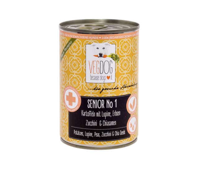Vegdog Veganes Hunde Nassfutter Senior No 1 - Sparpaket: 6 x 800g