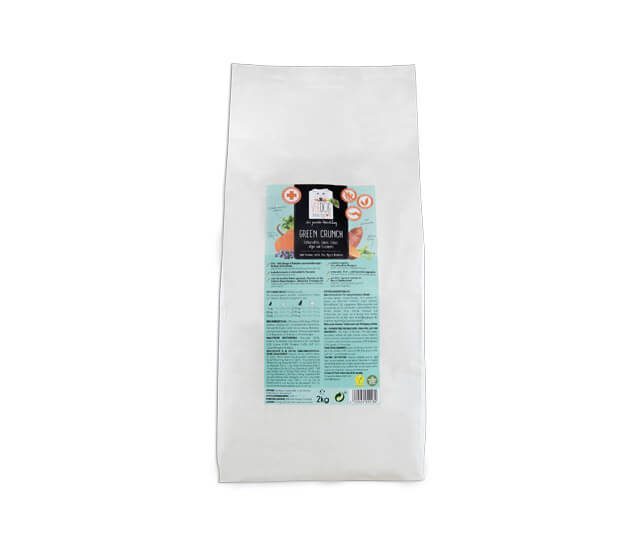 Vegdog Vegetarisches Hunde Trockenfutter GREEN Crunch