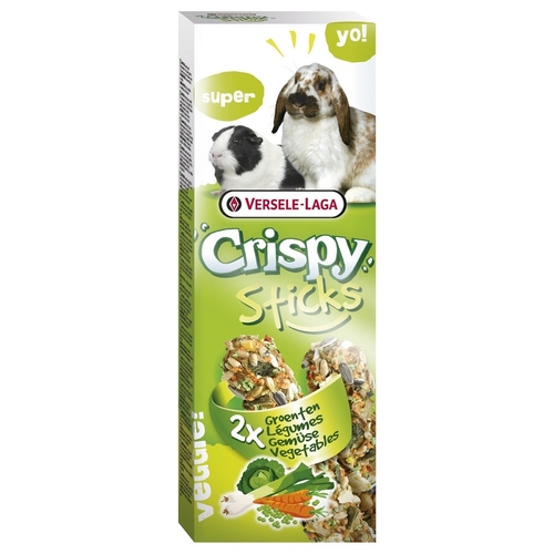 Versele Crispy Sticks Kaninchen-Meerschweinchen Gemüse 110 g - 8 Stück