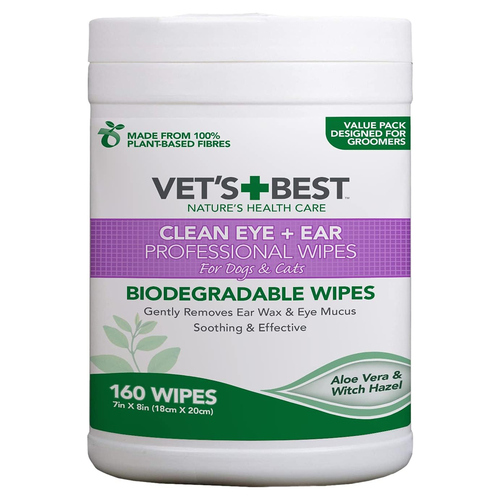 Vets Best Augen- und Ohrtücher für Katzen 160er Pack
