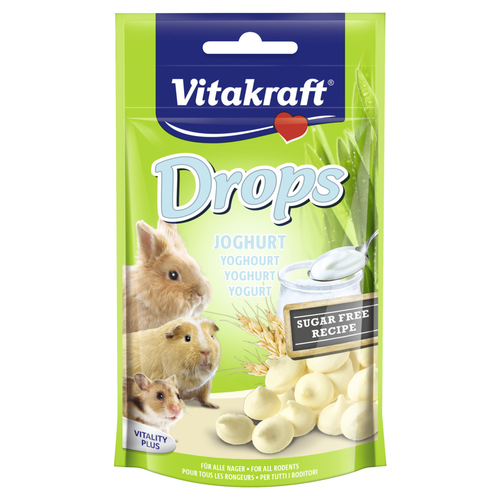 Vitakraft Drops Joghurt 75 g - 9 Stück Vitakraft Drops Joghurt 75 g - 9 Stück