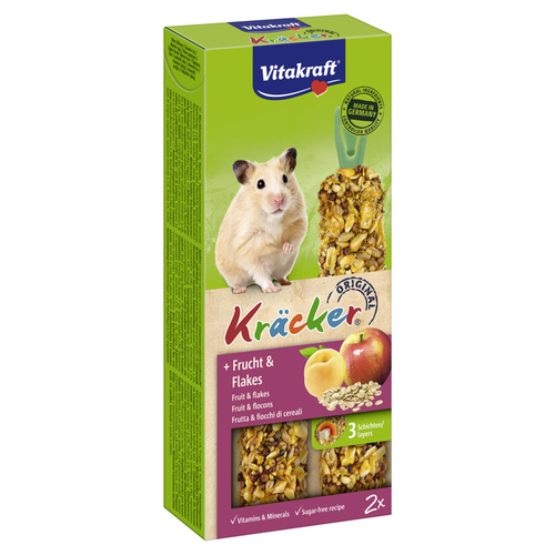 Vitakraft Kräcker® + Frucht & Flakes - 10er Pack