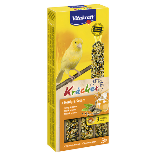 Vitakraft Kräcker Honig & Sesam für Kanarien 3er
