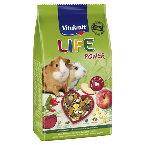 Vitakraft Life Power Meerschweinchen 600 g - 5 Stück
