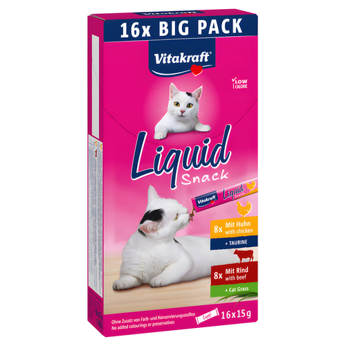 Vitakraft Liquid Snack Multipack 16 x 15 g Vitakraft Liquid Snack Multipack 16 x 15 g