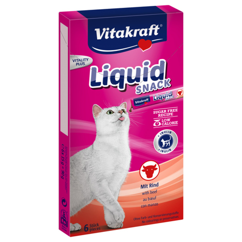 Vitakraft Liquid Snack Rind + Inulin 6 x 15 g