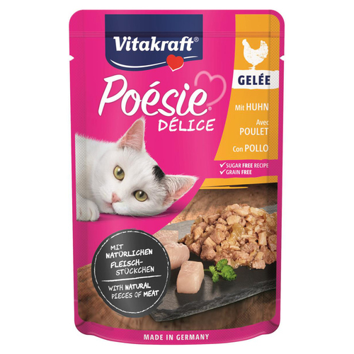 Vitakraft Poésie Délice Gelee Huhn 85 g