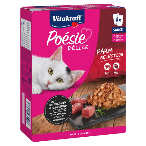 Vitakraft Poésie Délice Multipack Farm Selection 8 x 85 g