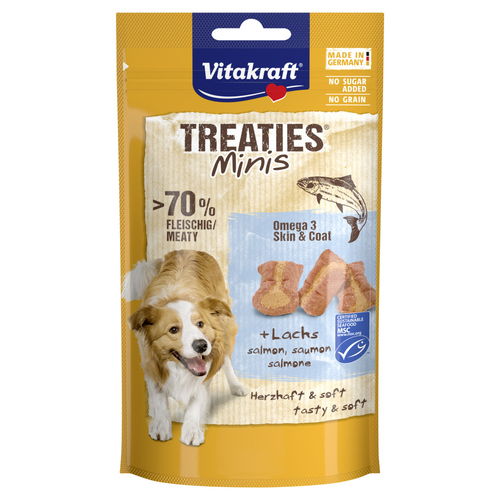 Vitakraft Treaties Minis + Lachs & Omega 3 - 48 g Vitakraft Treaties Minis + Lachs & Omega 3 - 48 g
