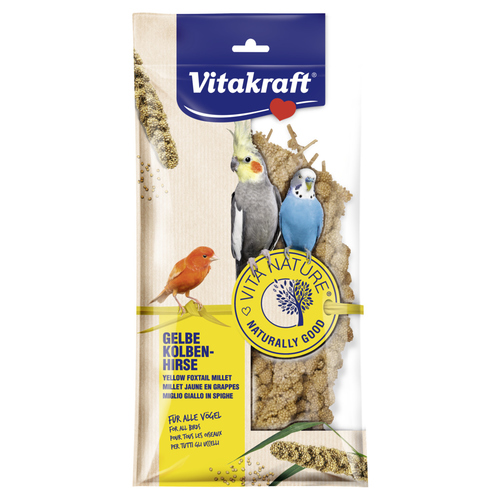 Vitakraft Vita® Nature Gelbe Kolbenhirse 100 g - 14 Stück