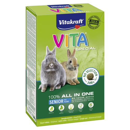 Vitakraft Vita® Special Best Age Zwergkaninchen 600 g - 5 Stück