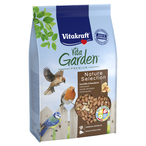 Vitakraft Vita Garden® Nature Selection Geschälte Erdnusskerne für Gartenvögel 500 g