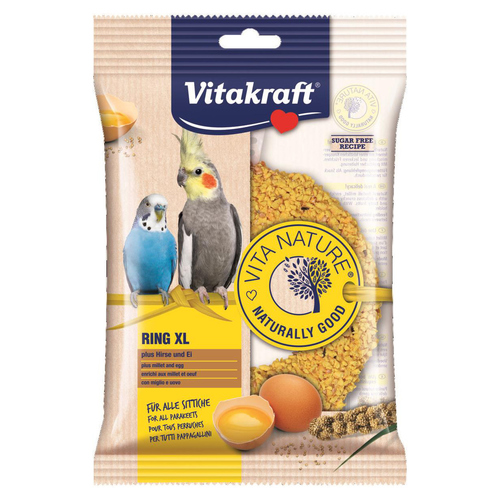 Vitakraft VITA NATURE® Ring XL mit Ei für Sittiche