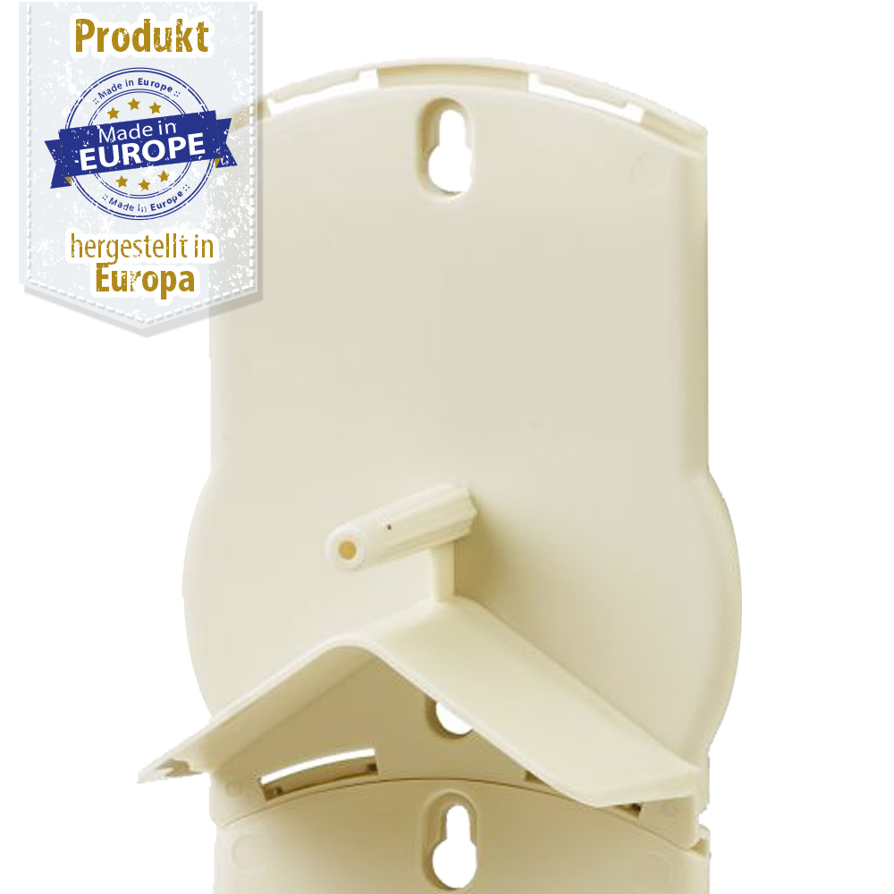 Vogel Sitzbrettchen mit Sitzstange - beige