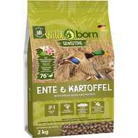 WILDBORN Ente & Kartoffel 2kg Hundefutter getreidefrei mit Ente, Trockenfutter von Wildborn