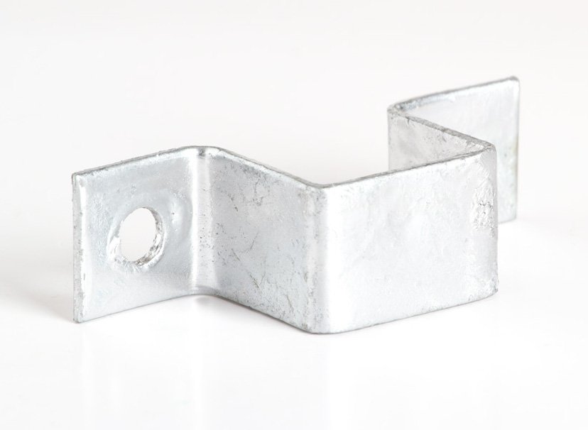 Wandschellen 2er-Set für Zwingerelemente mit Rahmen 30 x 30 mm / Home, silber