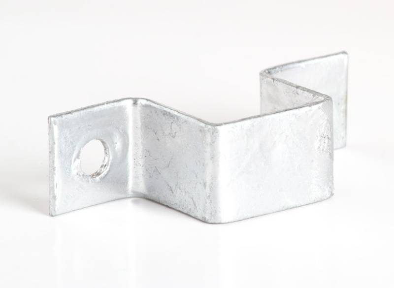 Wandschellen 2er-Set für Zwingerelemente mit Rahmen 30 x 30 mm / Home, silber