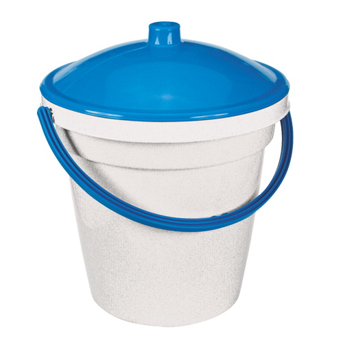 Wassereimer mit Deckel und Ablasstülle - 17 Liter