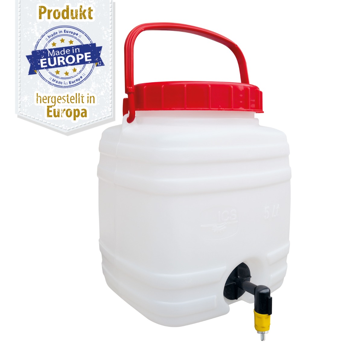 Water Tank Comfort - Kaninchentränke / Kleintiertränke mit Nippel - 5 Liter