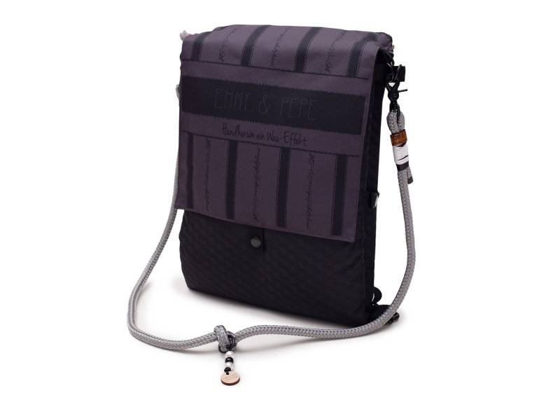Wau-Backpack Fröhliches Schwarz S (80x60cm) von EMMY&PEPE