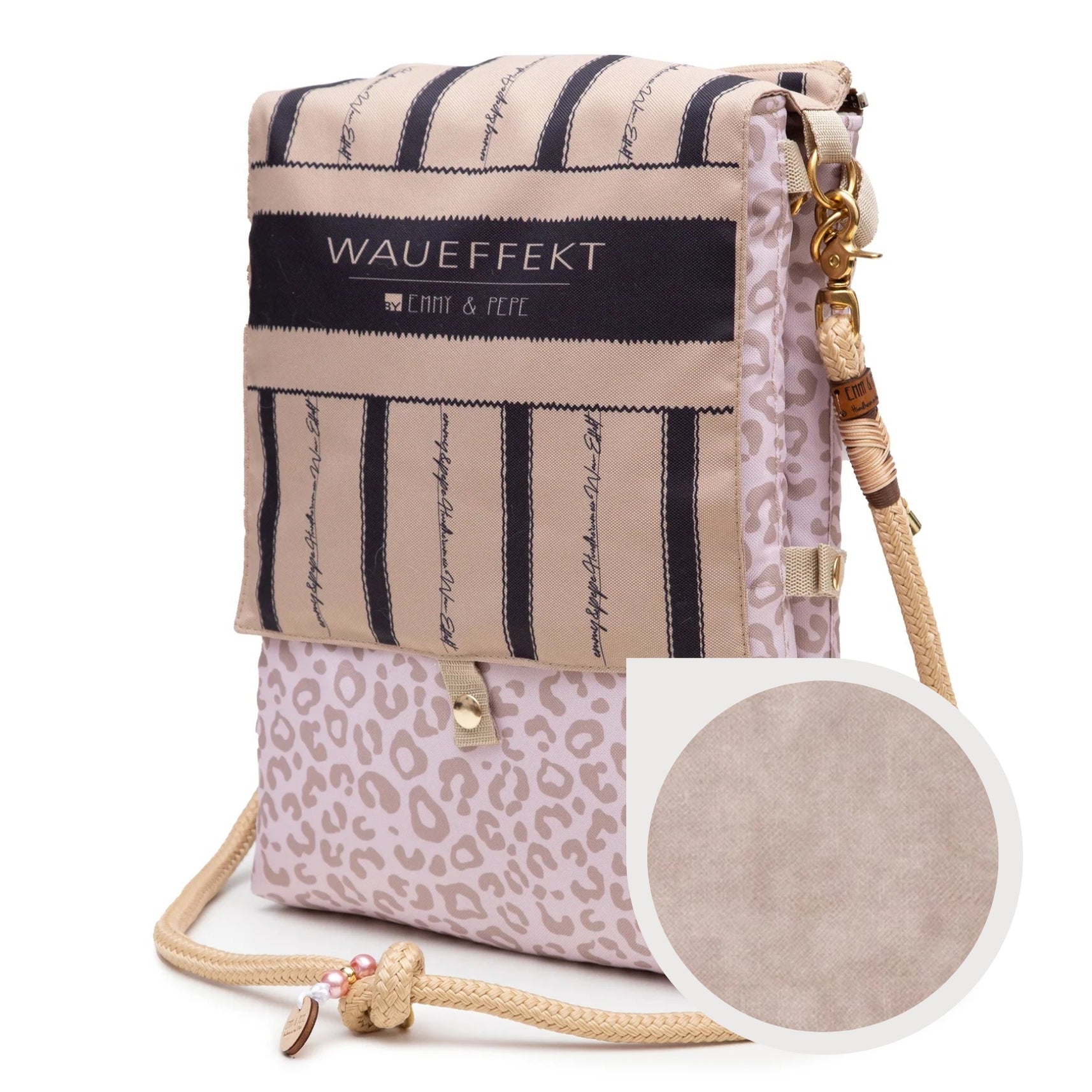 Wau-Backpack Leo Creme M (100x80cm) von EMMY&PEPE