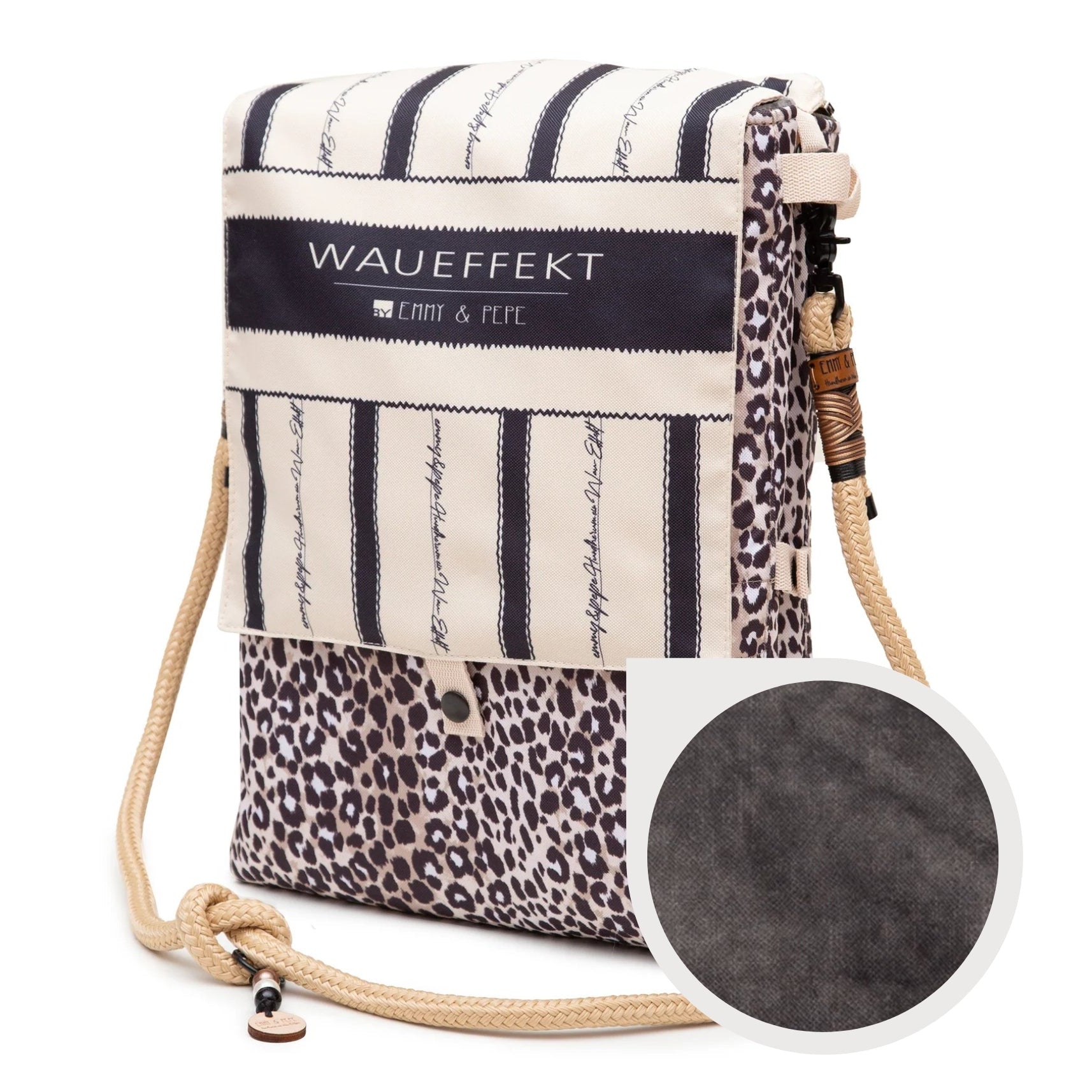 Wau-Backpack Leo Dark S (80x60cm) von EMMY&PEPE