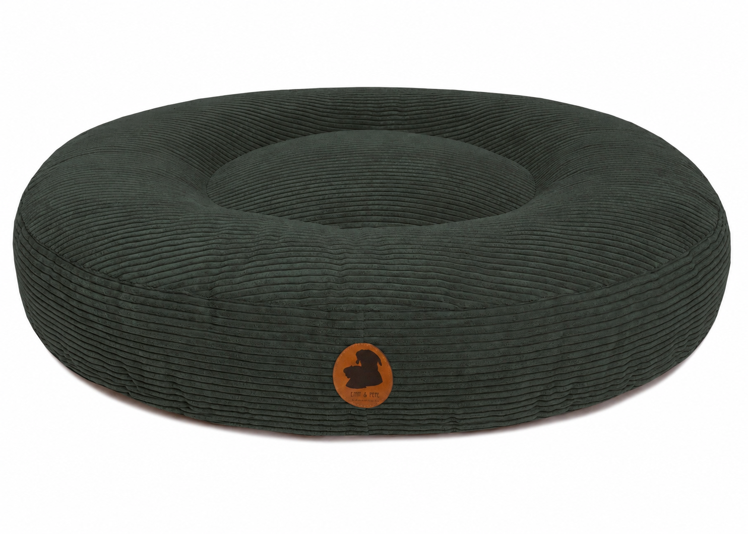 Wau-Bed Cord Green / Oval / S (80x60cm) von EMMY&PEPE