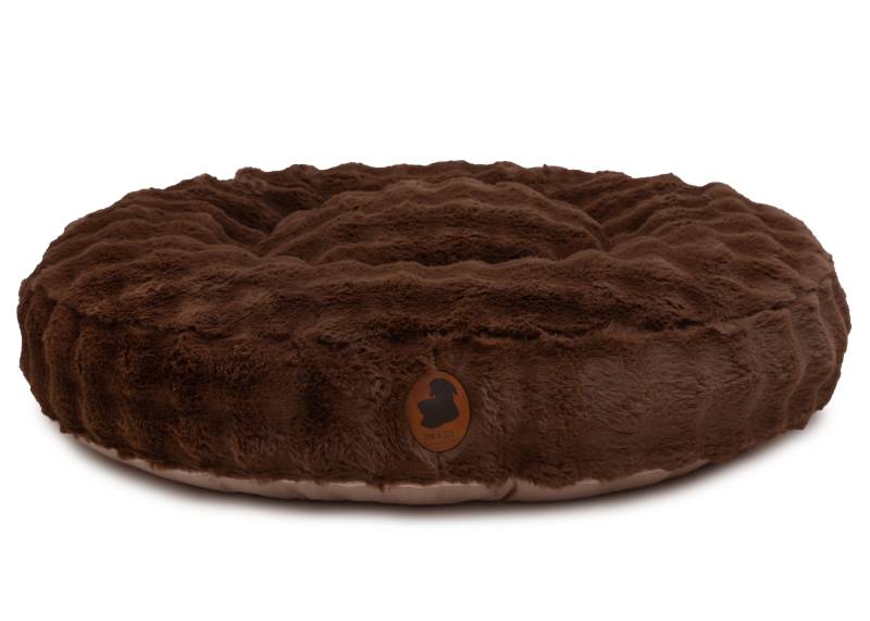 Wau-Bed Cozy Bubble Brown / Oval / S (80x60cm) von EMMY&PEPE