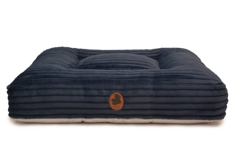 Wau-Bed Kuschelcord Big Midnight / Eckig / S (80x60cm) von EMMY&PEPE