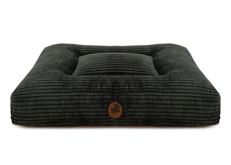Wau-Bed Kuschelcord Linde / Eckig / M (100x80cm) von EMMY&PEPE