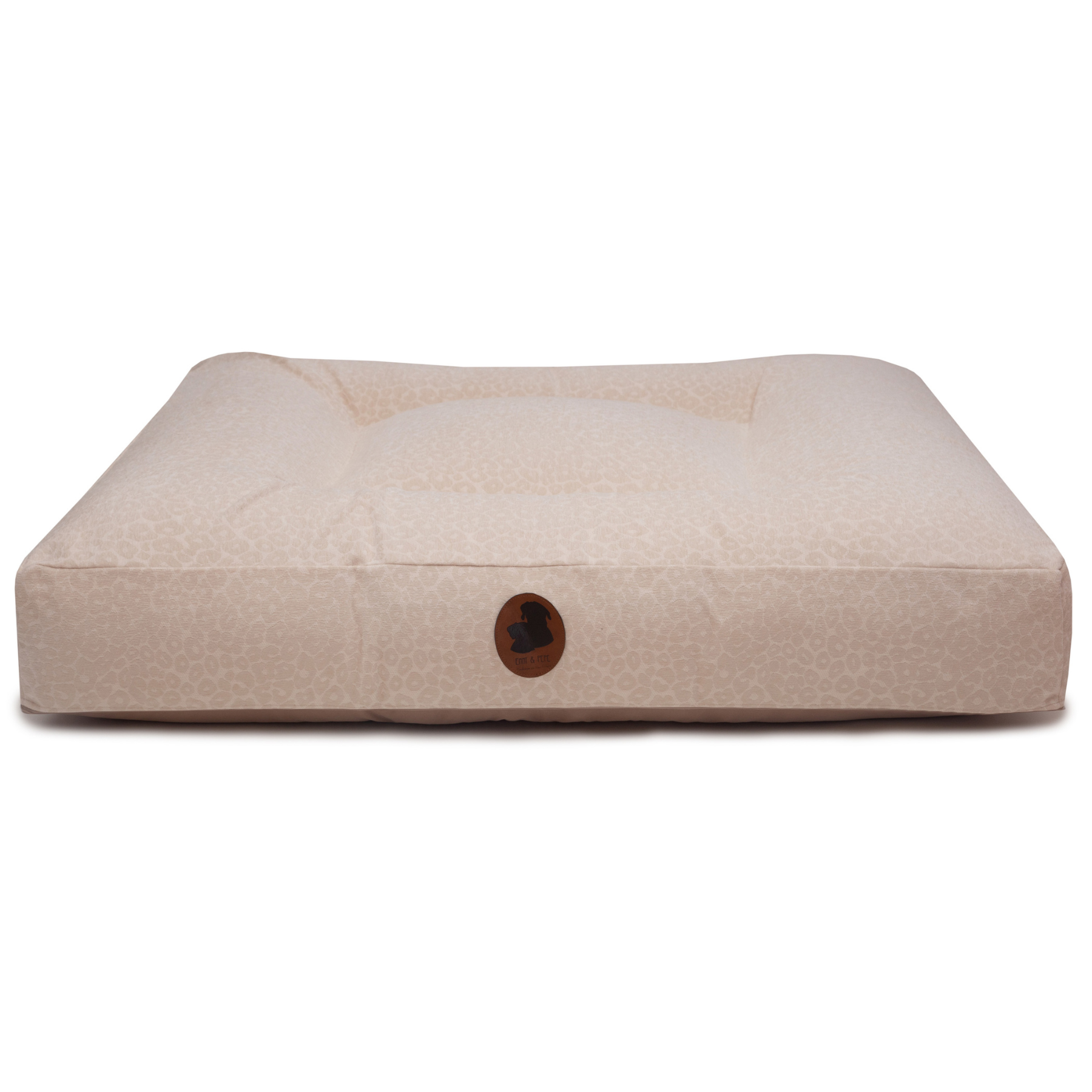 Wau-Bed Leo Leo Creme / Eckig / L (120x100cm)