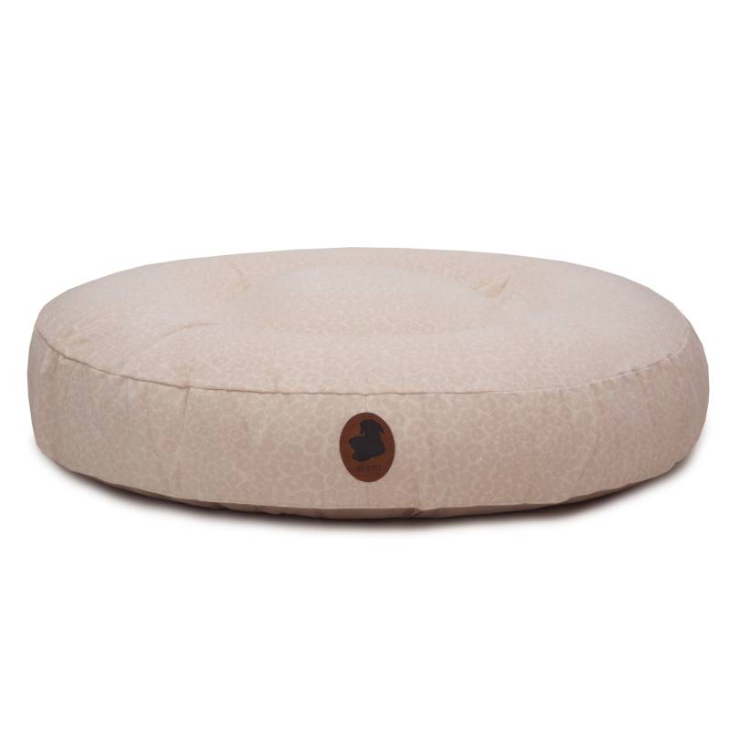 Wau-Bed Leo Leo Creme / Oval / M (100x80cm) von EMMY&PEPE
