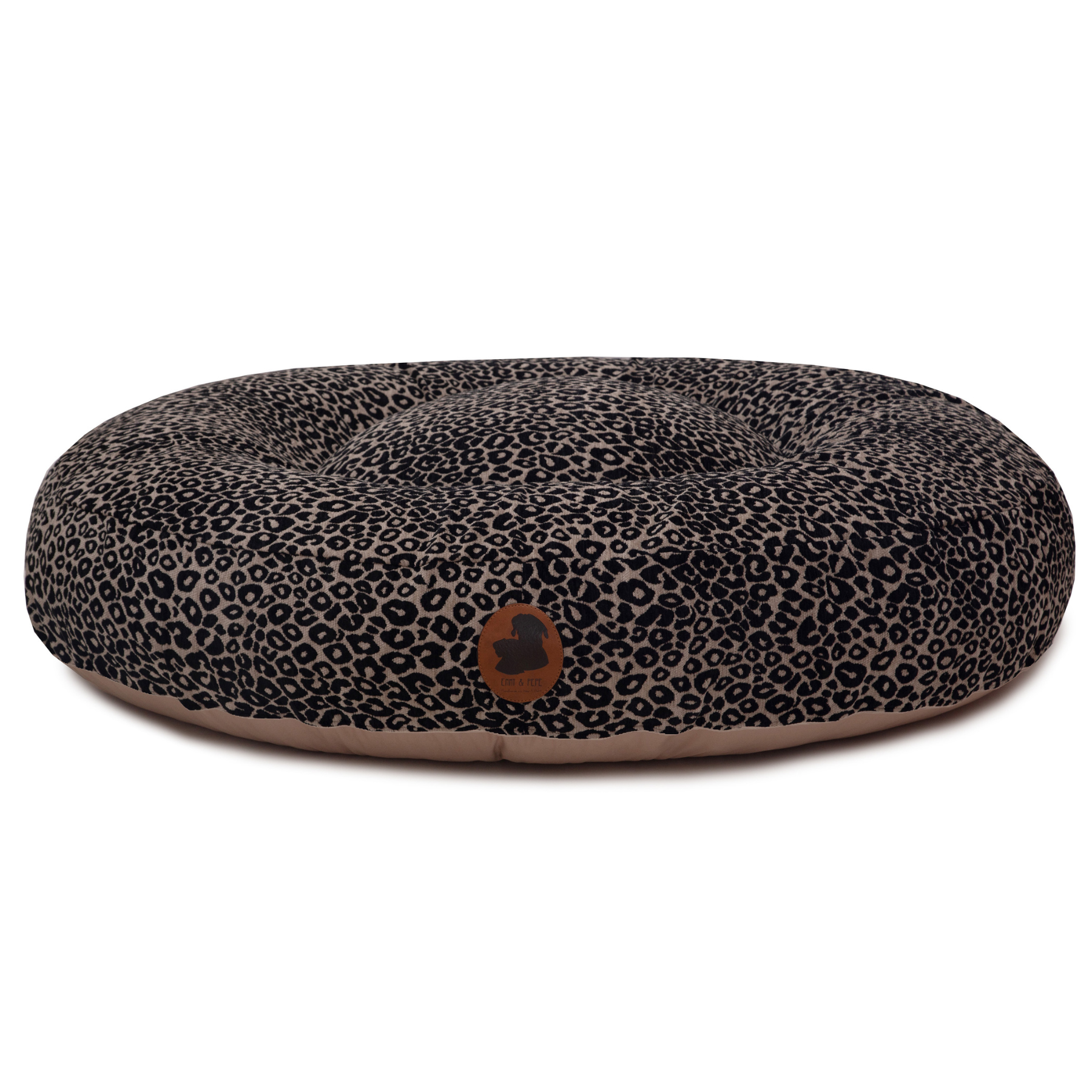 Wau-Bed Leo Leo Silver / Oval / M (100x80cm) von EMMY&PEPE