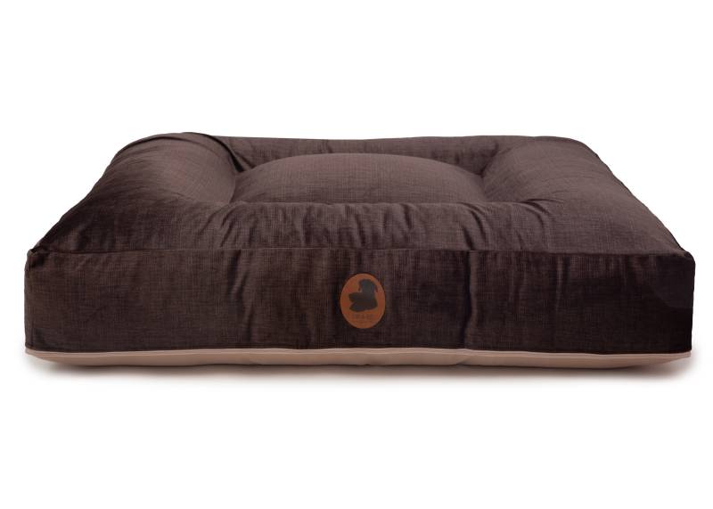 Wau-Bed Pets Friendly 2.0 Dark Brown / Eckig / XL (140x120cm)