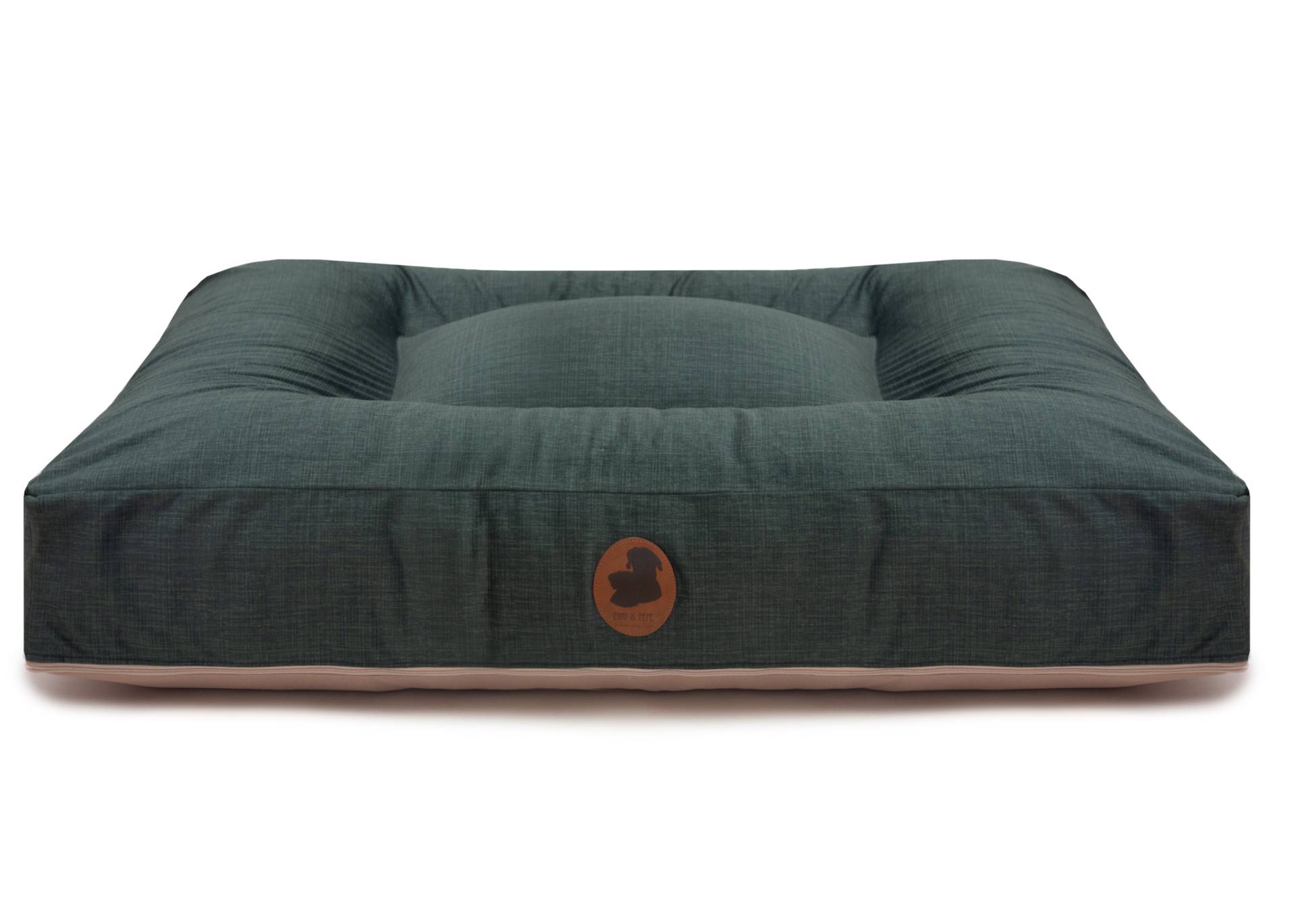 Wau-Bed Pets Friendly 2.0 Green Bio / Eckig / S (80x60cm) von EMMY&PEPE