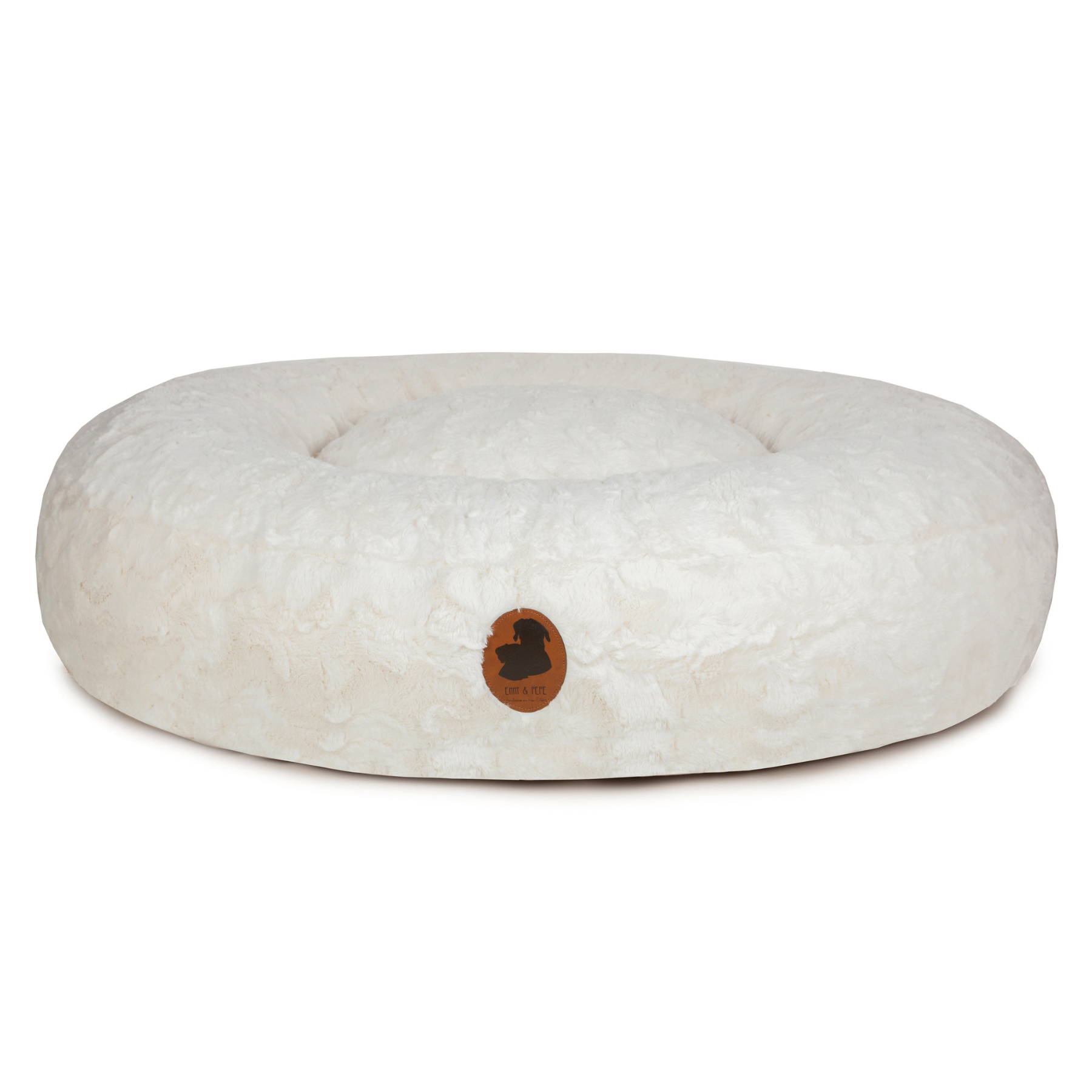 Wau-Bed Wild Wave Creme / Oval / S (80x60cm)