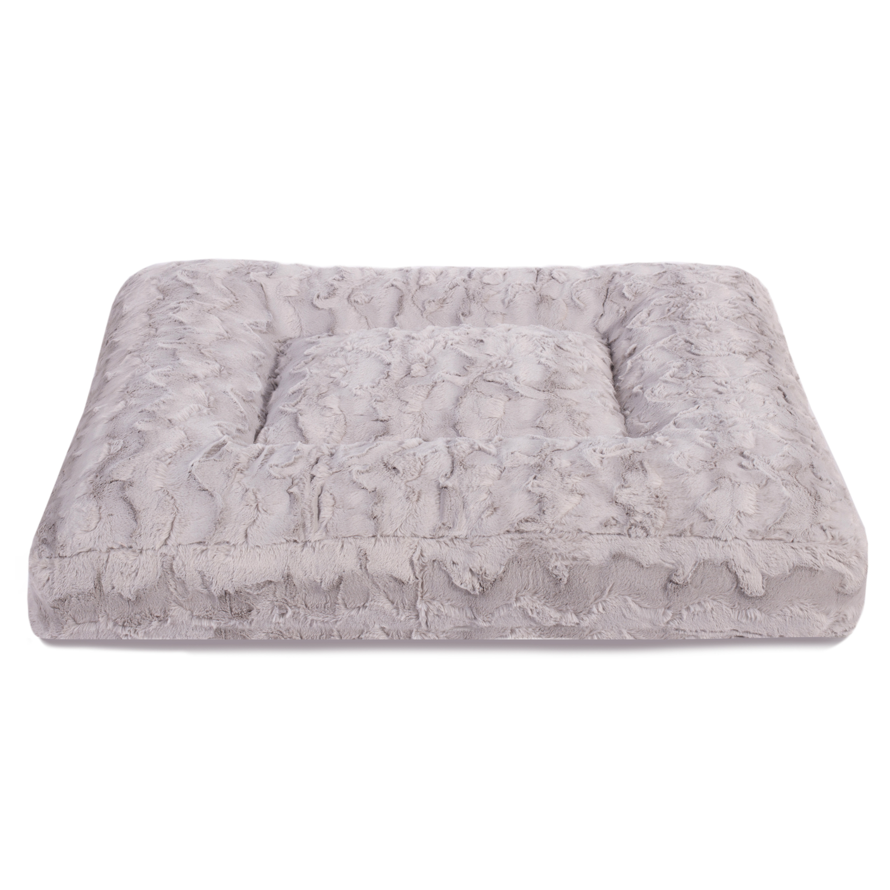 Wau-Bed Wild Wave Light Grey / Eckig / XL (140x120cm)
