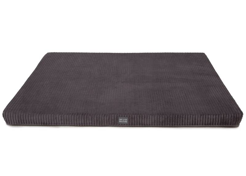 Wau-Floor Cord Dark Grey / M (100x80cm) / 5cm von EMMY&PEPE