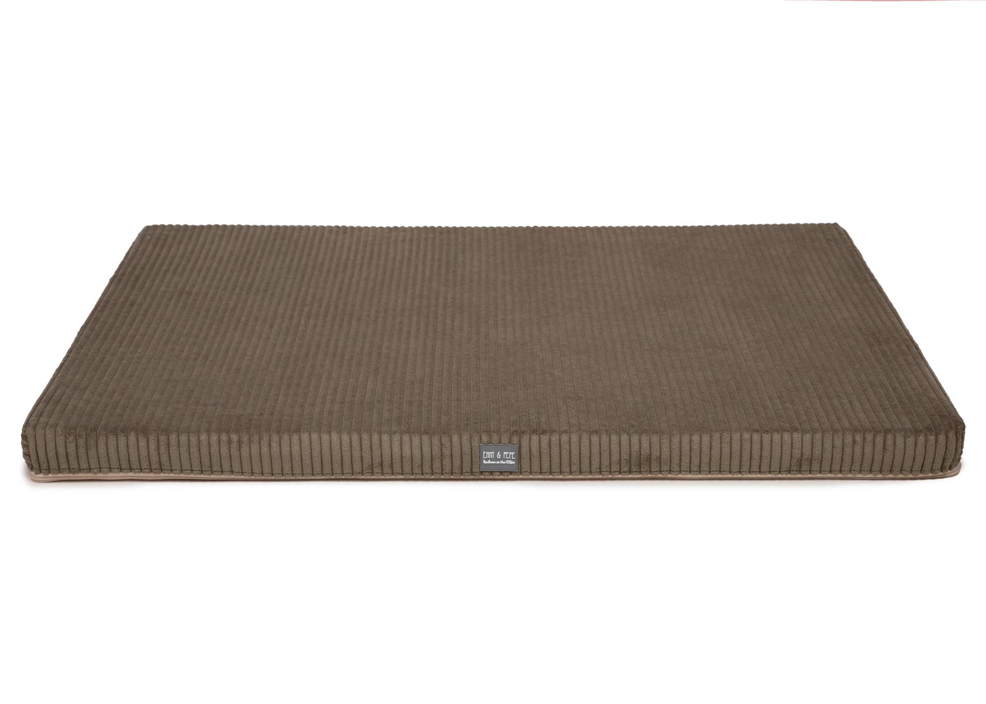 Wau-Floor Cord Olive / L (120x100cm) / 5cm von EMMY&PEPE