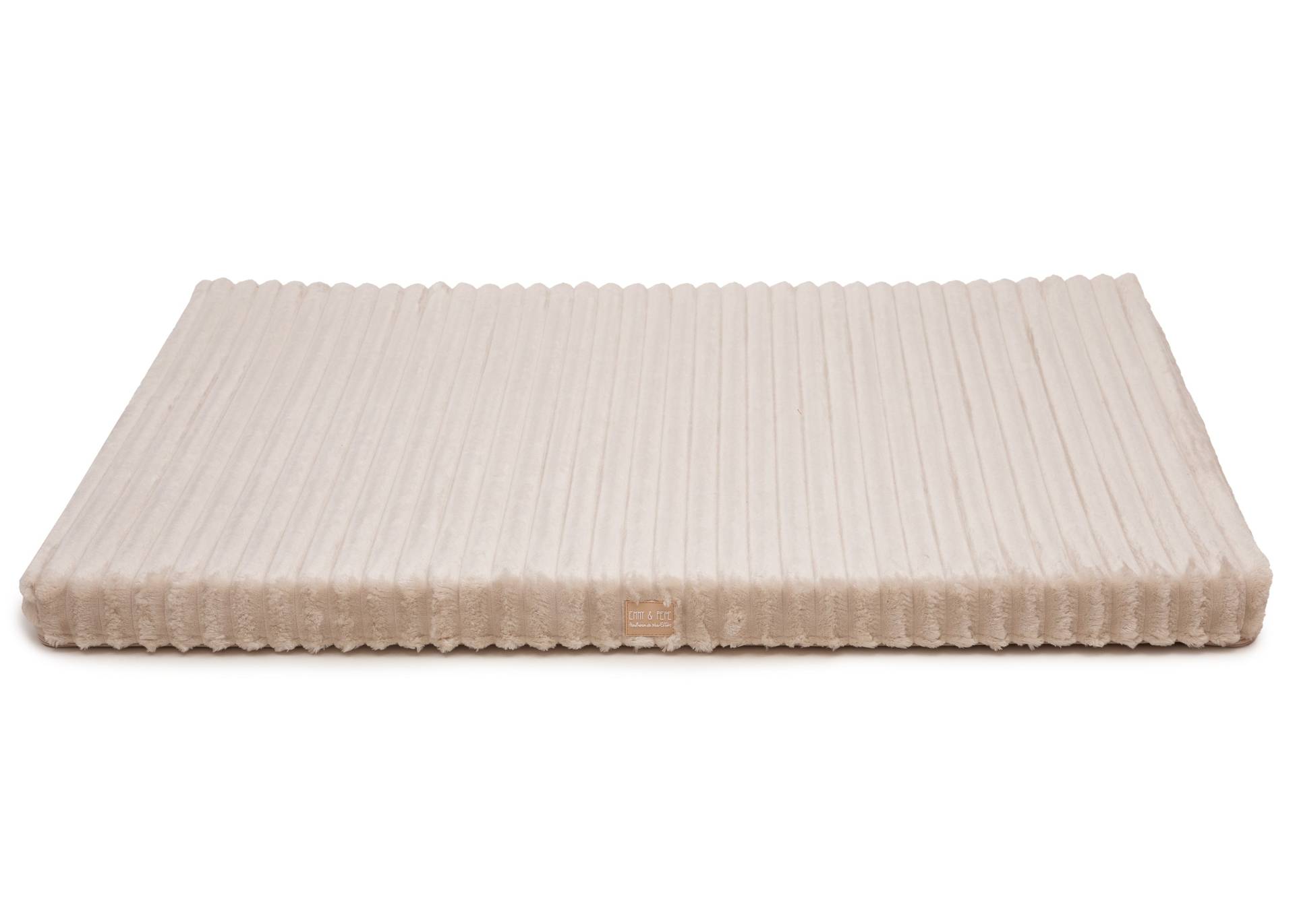 Wau-Floor Kuschelcord Creme / L (120x100cm) / 3cm von EMMY&PEPE