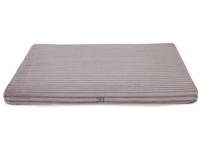 Wau-Floor Kuschelcord Light Grey / L (120x100cm) / 3cm von EMMY&PEPE