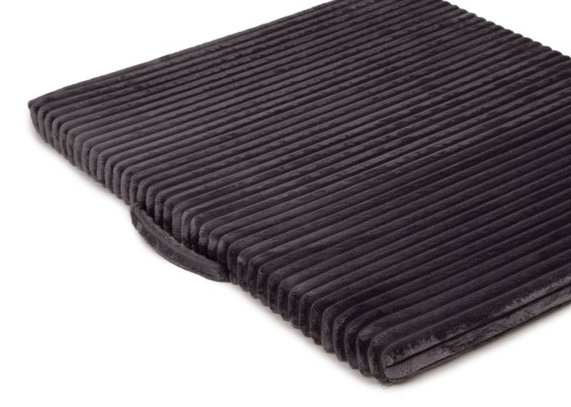 Wau-Floor Traveller Kuschelcord Dark Grey / XL (140x120cm) / 10cm von EMMY&PEPE