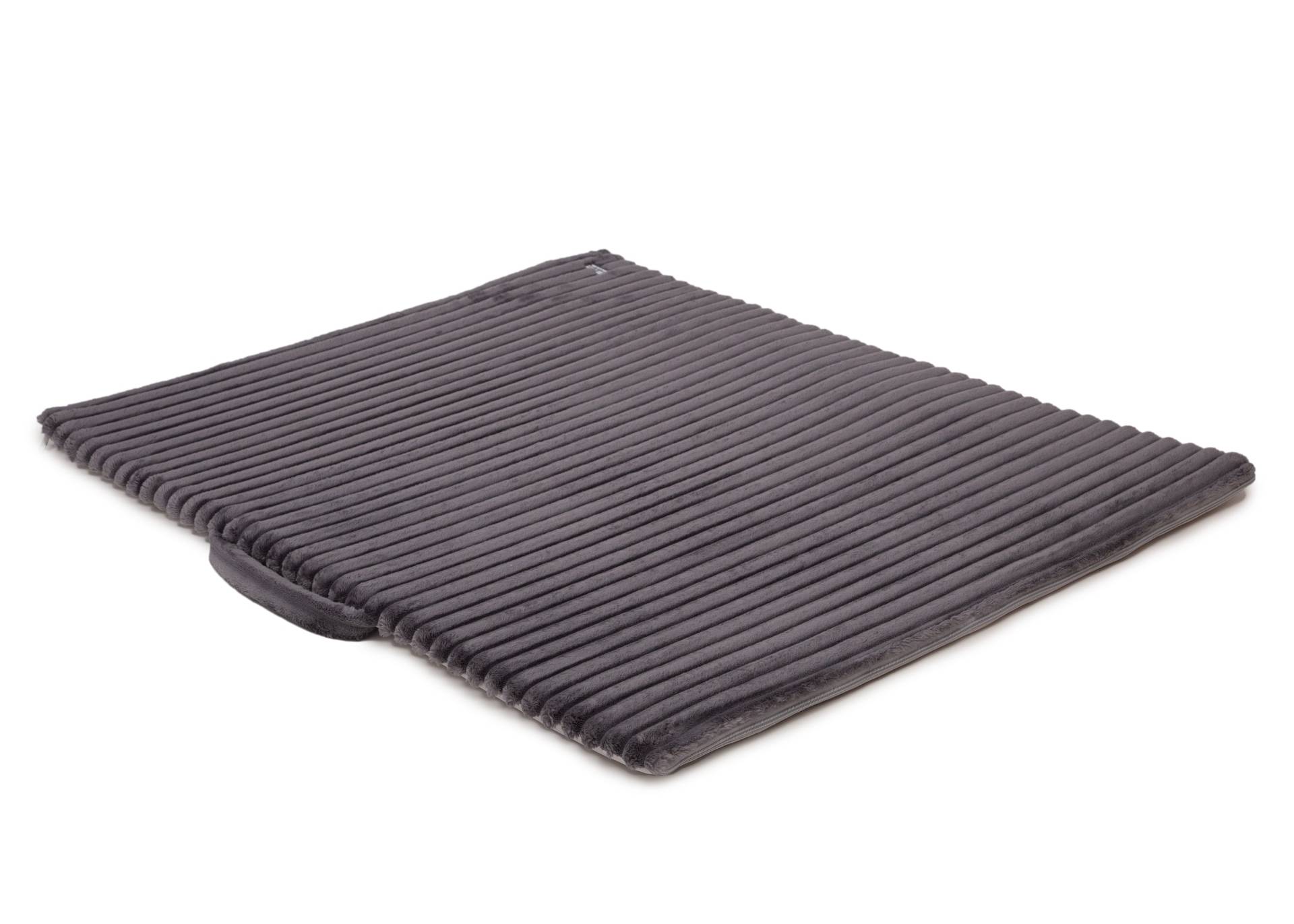Wau-Floor Traveller Kuschelcord Dark Grey / XL (140x120cm) / 5cm von EMMY&PEPE