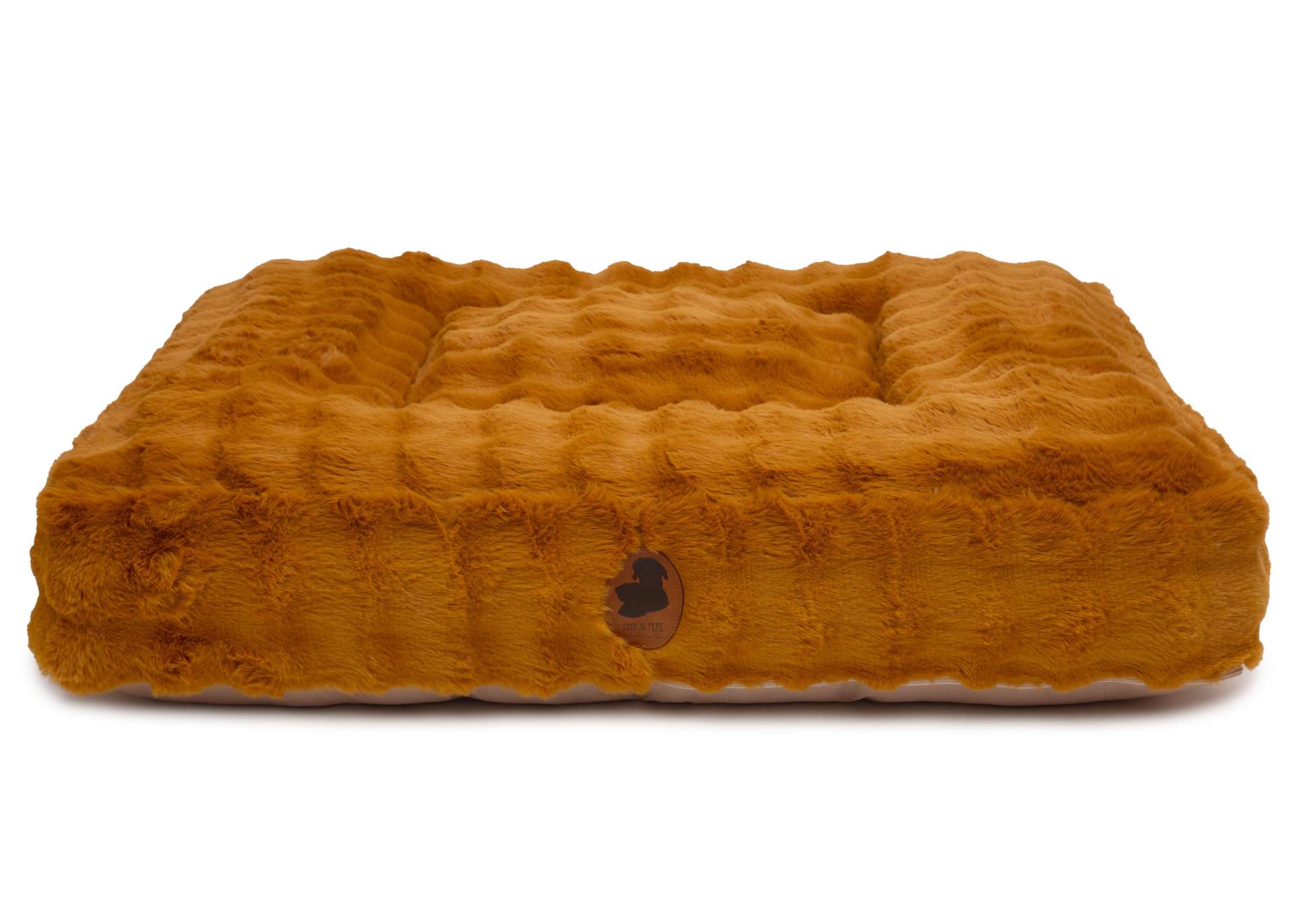 Wechselbezug Cozy Bubble Mustard / Eckig / S (80x60cm) von EMMY&PEPE