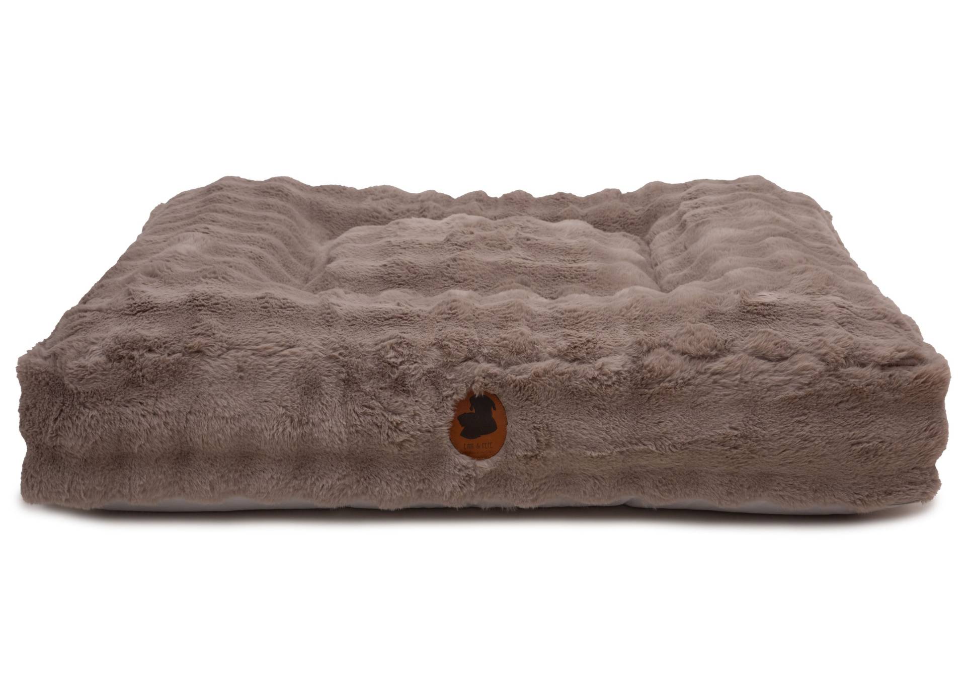 Wechselbezug Cozy Bubble Taupe / Eckig / XL (140x120cm) von EMMY&PEPE