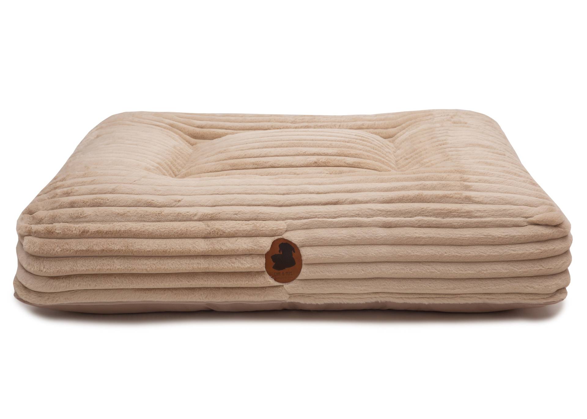 Wechselbezug Kuschelcord Big Creme / Eckig / S (80x60cm) von EMMY&PEPE