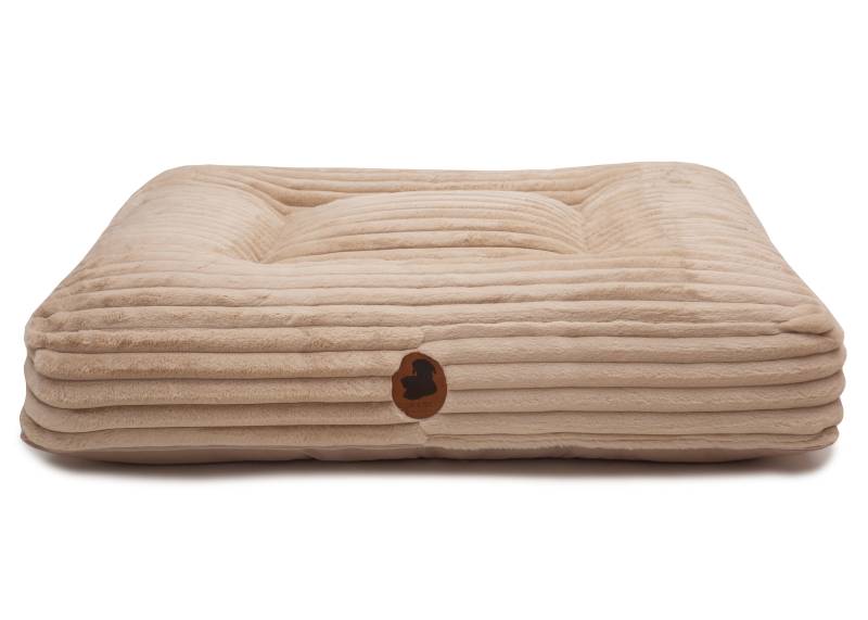 Wechselbezug Kuschelcord Big Creme / Eckig / S (80x60cm) von EMMY&PEPE