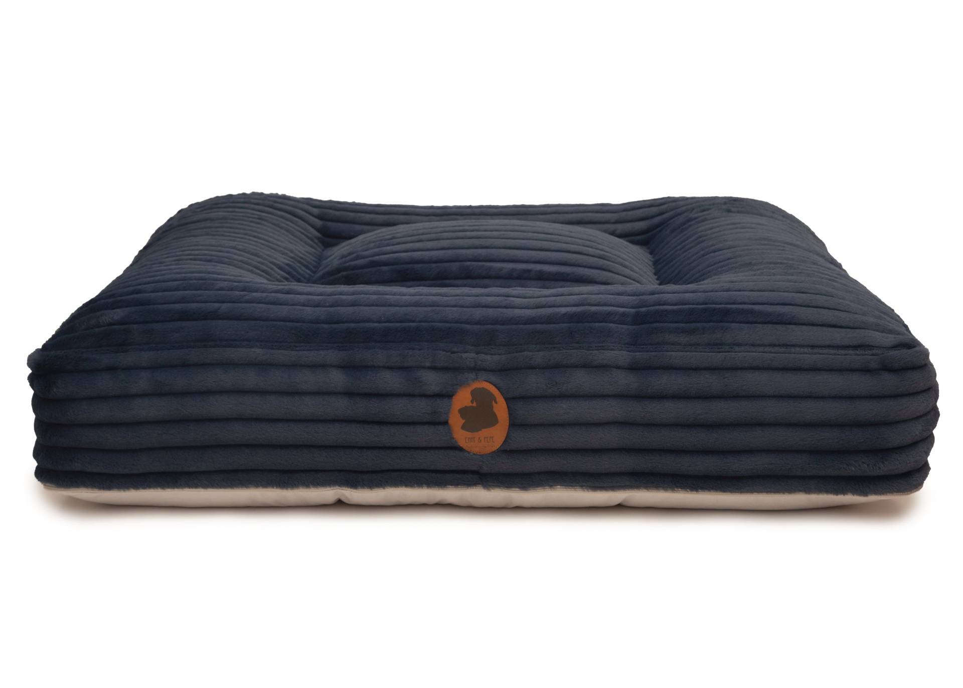 Wechselbezug Kuschelcord Big Midnight / Eckig / S (80x60cm) von EMMY&PEPE